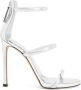 Giuseppe zanotti Zwarte elegante open hoge hakken Gray Dames - Thumbnail 1