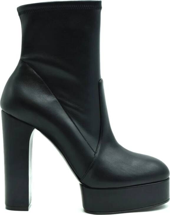 Giuseppe zanotti Zwarte Enkellaarzen voor Dames Aw23 Black Dames