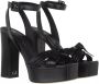 Giuseppe zanotti Zwarte Leren Sandaal met Blokhak Black Dames - Thumbnail 1