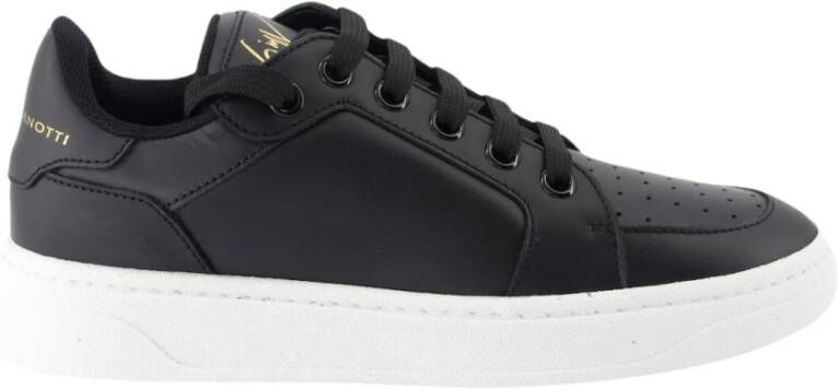 Giuseppe zanotti Zwarte Leren Veterschoenen Black Dames