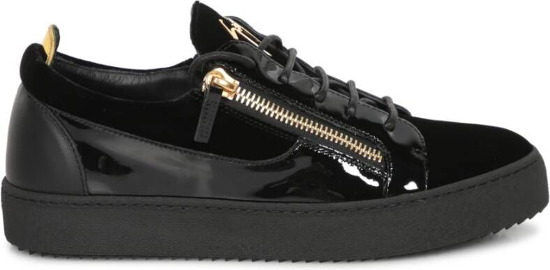 giuseppe zanotti Zwarte Sneakers Verhogen Stijl Comfortabel Black Heren