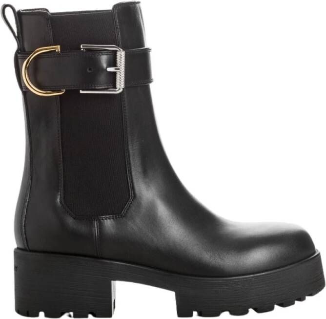 Givenchy Chunky leren enkellaarzen Black Dames