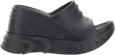 Givenchy Chunky Wedge Sandalen Monochroom Patroon Black Dames