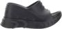 Givenchy Chunky Wedge Sandalen Monochroom Patroon Black Dames - Thumbnail 1