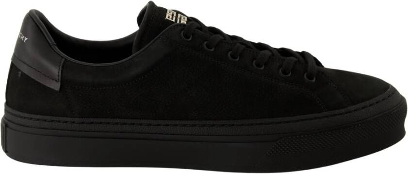 Givenchy City Sport Zwarte Nubuck Sneakers Black Heren