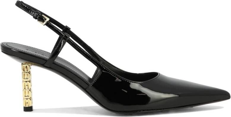 Givenchy Zwarte Slingback met Metalen Gesp Black Dames