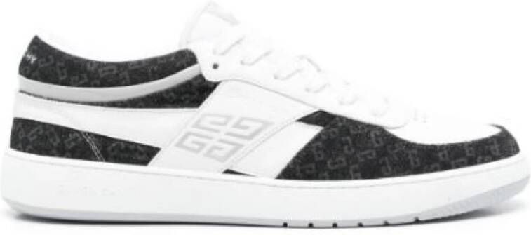 Givenchy Lage Wit Zwarte Sneakers White Heren