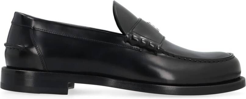 Givenchy Leren Loafers met Ronde Toeline Black Heren