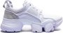 Givenchy Leren Sneakers met Mesh Bovenwerk en Suède Detail White Heren - Thumbnail 1