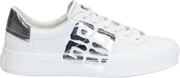 Givenchy Logo 4G Leren Sneakers White Heren