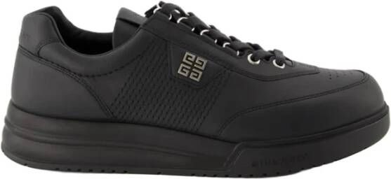 Givenchy Logo Sneakers van hoogwaardig leer Black Heren