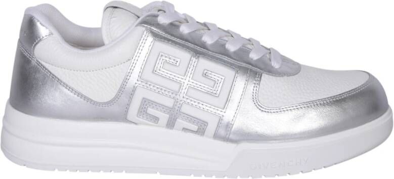 Givenchy G4 sneaker van kalfsleer met metallic finish