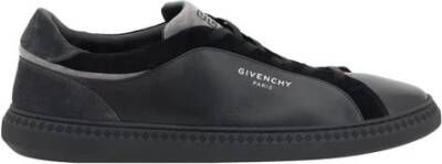 Givenchy Monogram Leren Veterschoenen Gray Heren