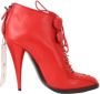 Givenchy Pre-owned Canvas boots Red Dames - Thumbnail 1