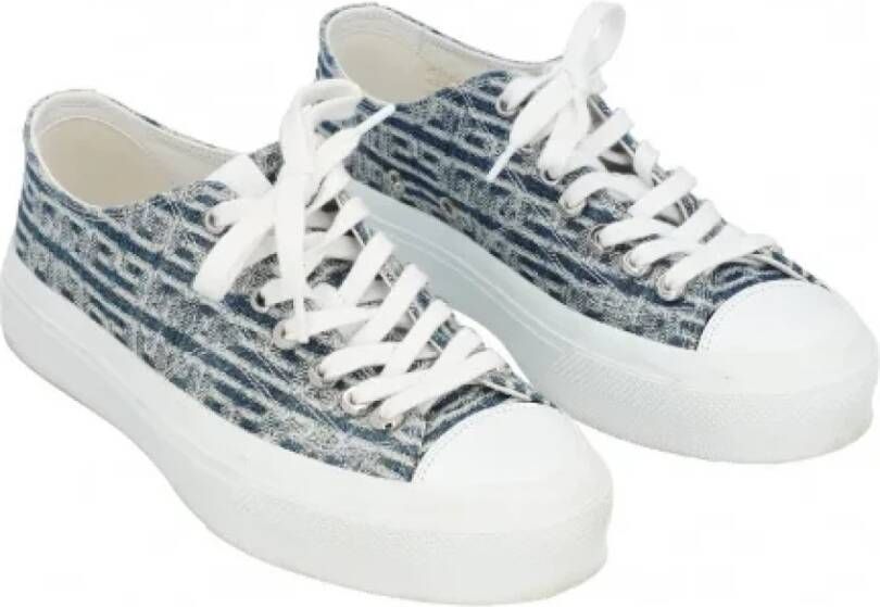 Givenchy Pre-owned Denim sneakers White Dames