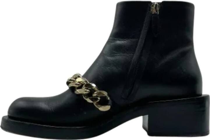 Givenchy Pre-owned Leather boots Black Dames