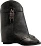 Givenchy Pre-owned Leather boots Black Dames - Thumbnail 1