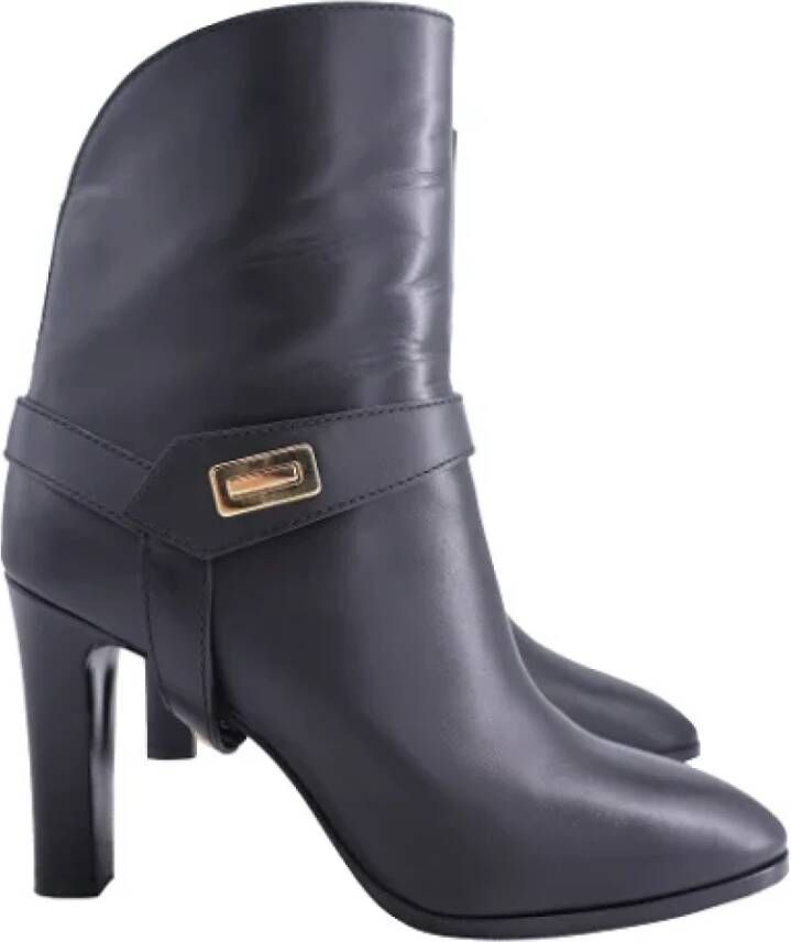 Givenchy Pre-owned Leather boots Black Dames