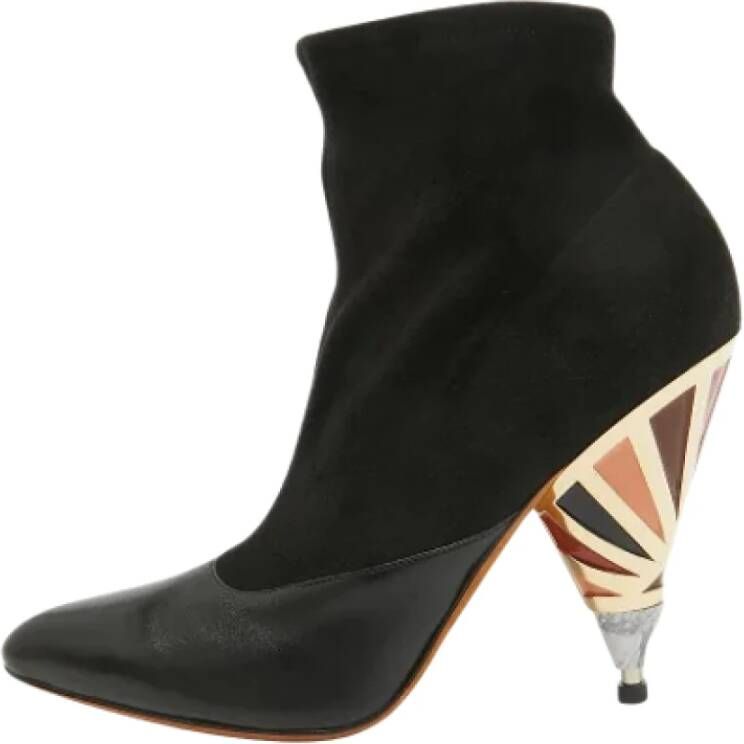 Givenchy Pre-owned Leather boots Black Dames