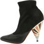 Givenchy Pre-owned Leather boots Black Dames - Thumbnail 1