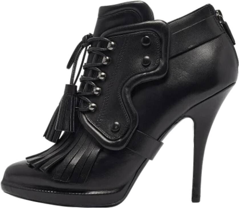 Givenchy Pre-owned Leather boots Black Dames