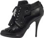 Givenchy Pre-owned Leather boots Black Dames - Thumbnail 1