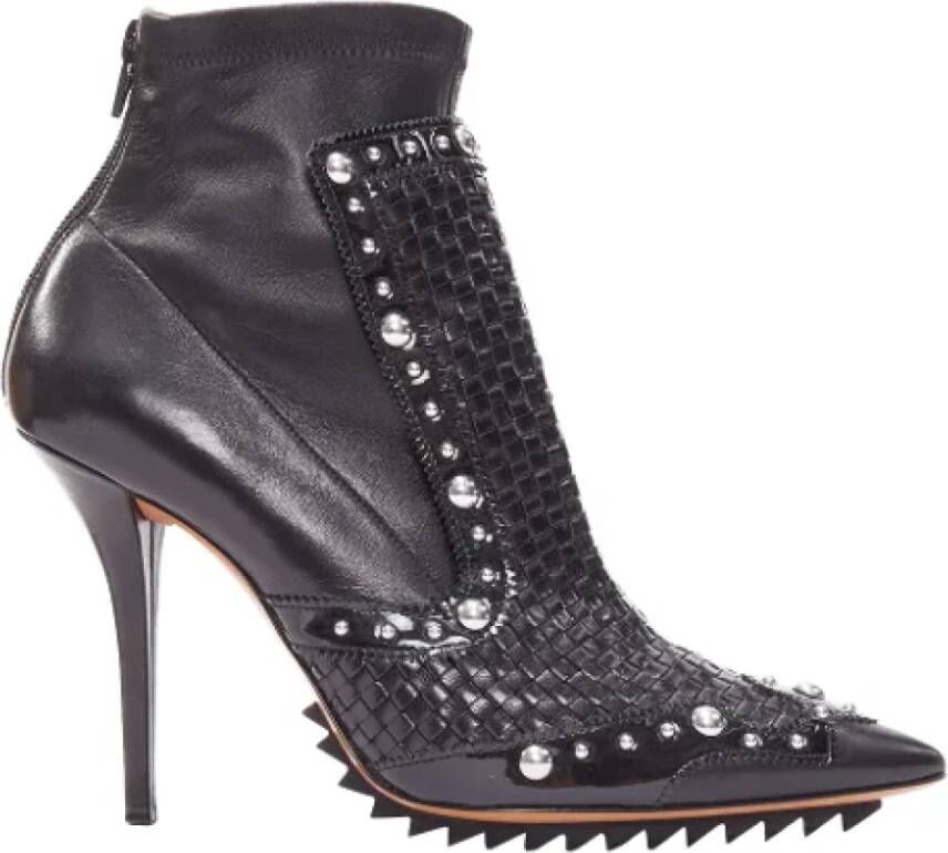 Givenchy Pre-owned Leather boots Black Dames