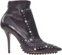 Givenchy Pre-owned Leather boots Black Dames - Thumbnail 1