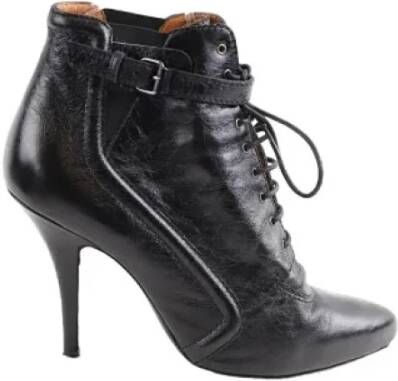 Givenchy Pre-owned Leather boots Black Dames