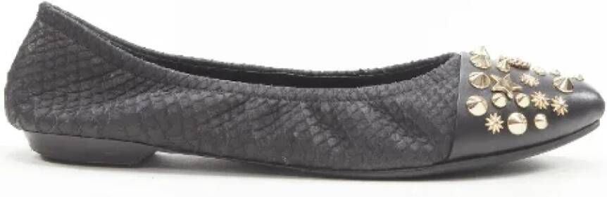 Givenchy Pre-owned Leather flats Black Dames