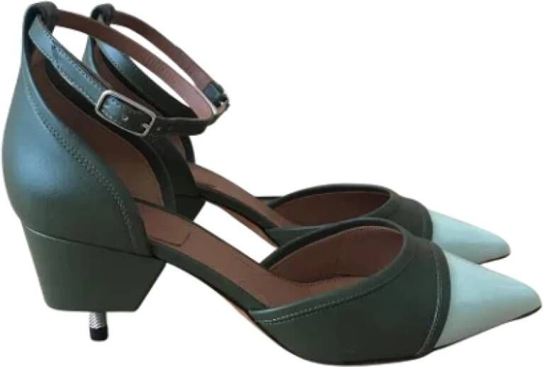 Givenchy Pre-owned Leather heels Green Dames