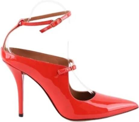 Givenchy Pre-owned Leather heels Red Dames