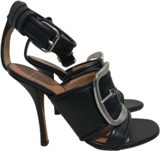 Givenchy Pre-owned Leather sandals Black Dames