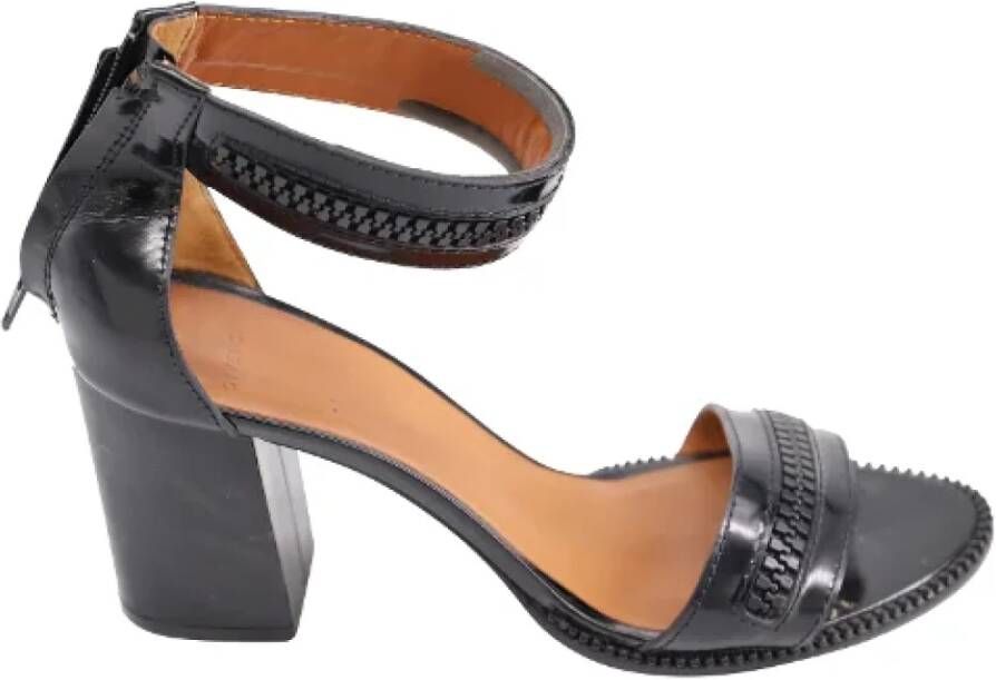 Givenchy Pre-owned Leather sandals Black Dames