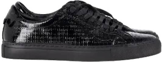 Givenchy Pre-owned Leather sneakers Black Heren