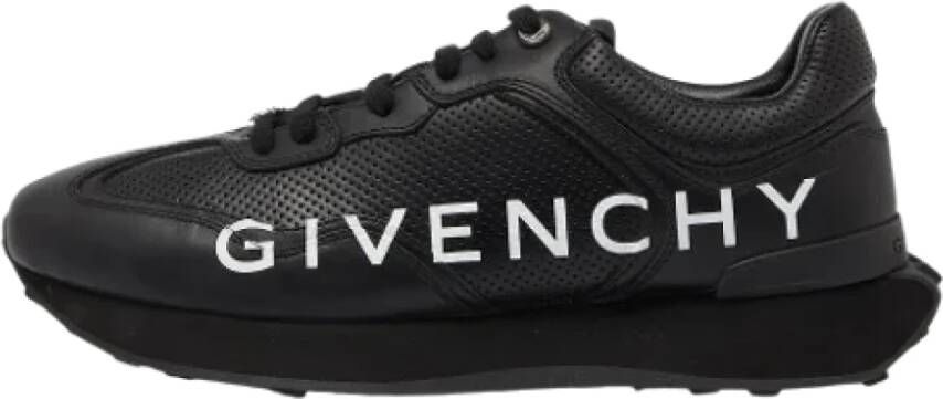 Givenchy Pre-owned Leather sneakers Black Heren