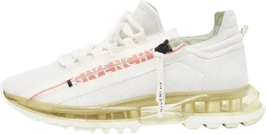 Givenchy Pre-owned Leather sneakers White Dames