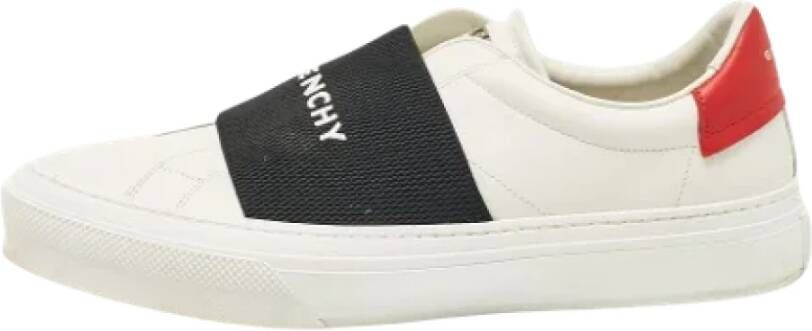 Givenchy Pre-owned Leather sneakers White Heren