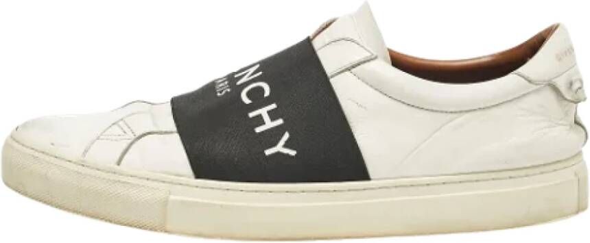 Givenchy Pre-owned Leather sneakers White Heren