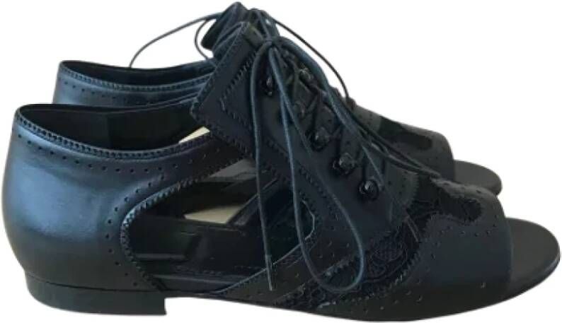 Givenchy Pre-owned Platte schoenen Black Dames