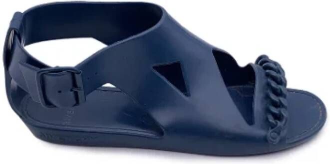 Givenchy Pre-owned Rubber sandals Blue Dames