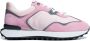 Givenchy Roze Suède Sneakers met Stoffen Details Pink - Thumbnail 5