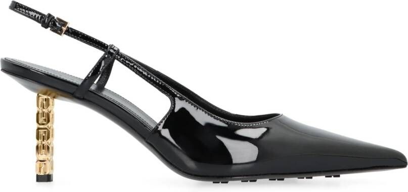 Givenchy Slingback Pumps met Sculpturale Hak Black Dames