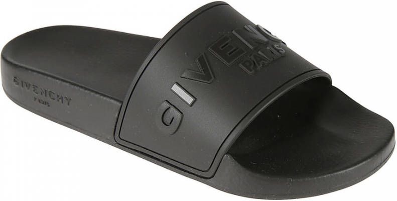 Givenchy Sandalen Flat Slides in zwart