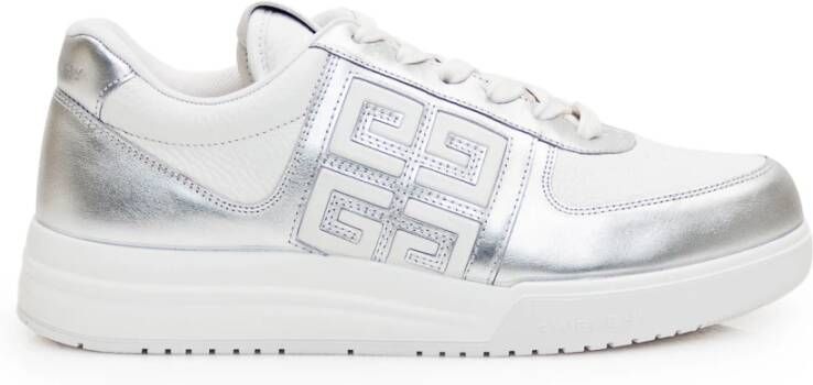 Givenchy G4 sneaker van kalfsleer met metallic finish