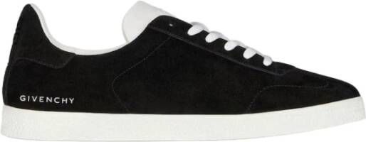 Givenchy Suede Low-Top Sneakers Black Heren