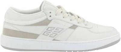 Givenchy Suède Sneakers met Geborduurd Logo White Heren