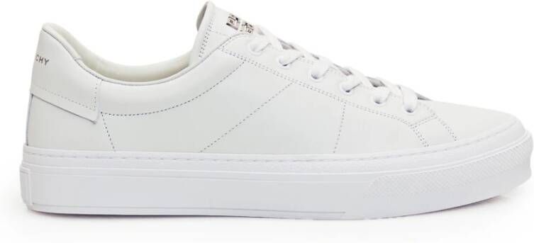 Givenchy Witte lage sneakers met 4G metalen logo White Heren