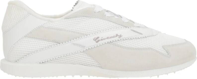 Givenchy Witte lage top sneakers ijs suede White Heren