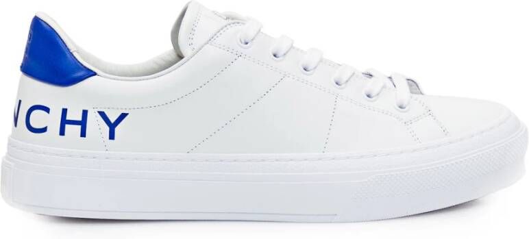 Givenchy Witte leren sneakers met 4G-logo White Heren